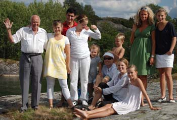 Efter badet vid Stora Lund - foto Gebbe Bjrkman