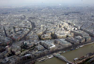 Paris - utsikt frn Eiffeltorent. foto Gebbe Bjrkman